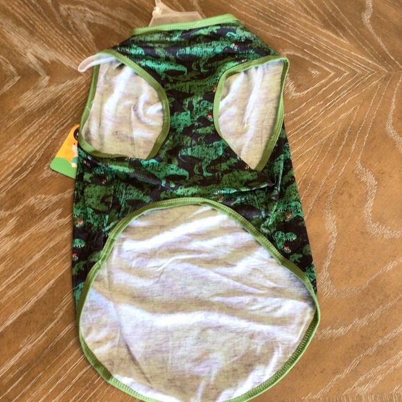 Wag n Woof Cute T-Rex Dinosaur Dog Pet T-Shirt Clothing Size XL - Picture 3 of 5